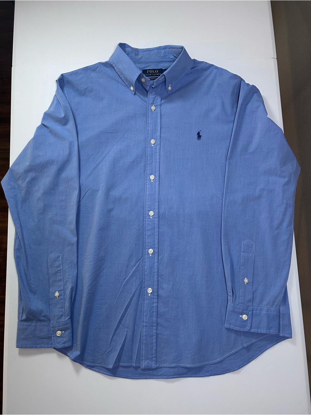 Ralph Lauren Men's Light Blue Button-Down Oxford Shirt